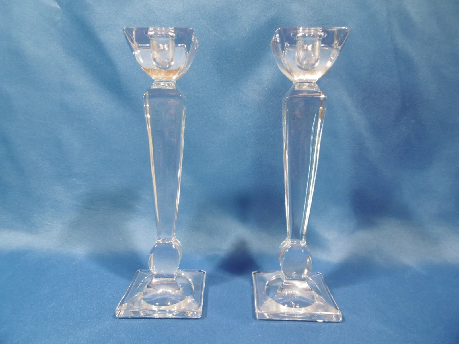 Bougeoirs en cristal "Fuseau" – Image 2