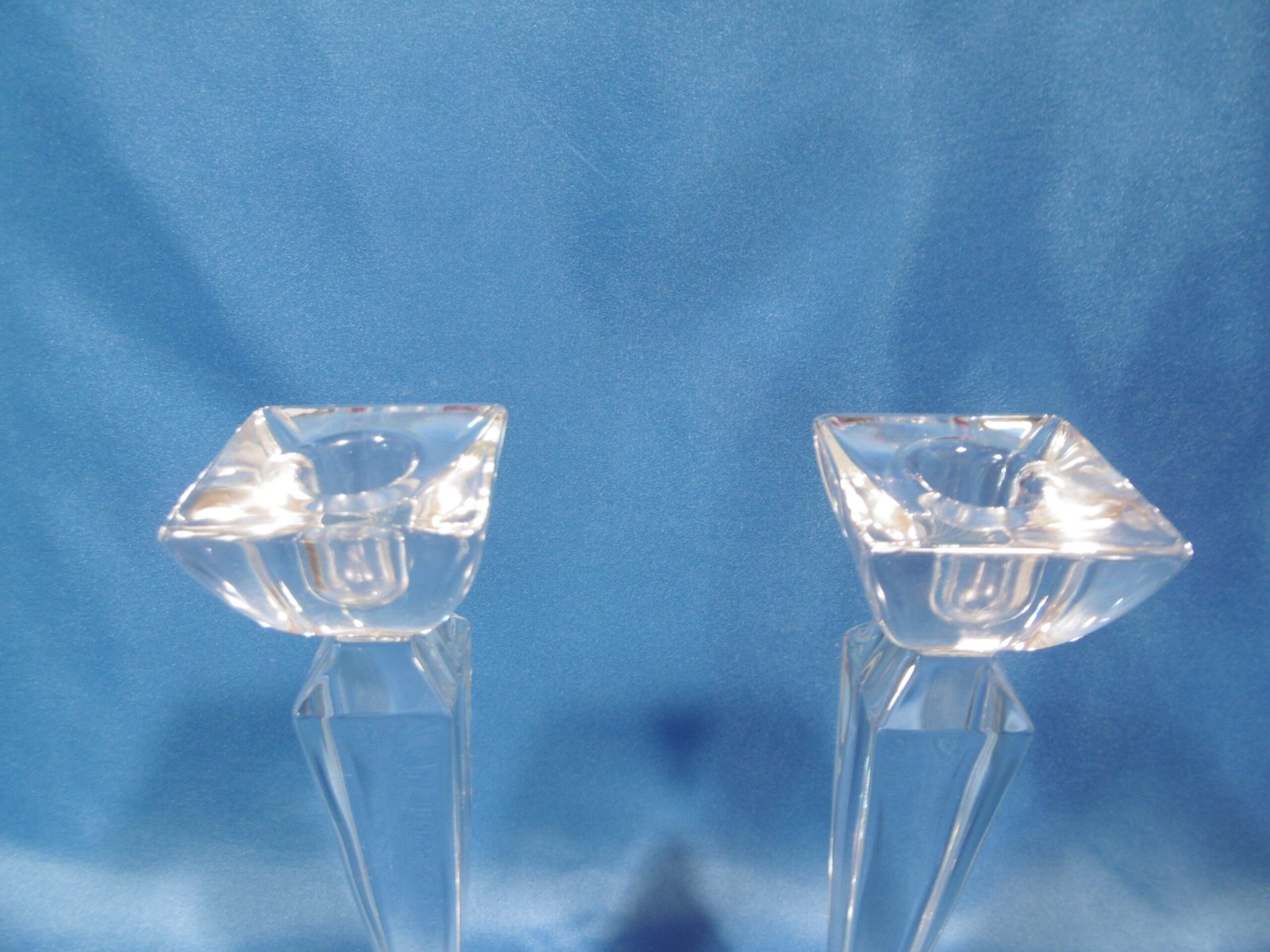 Bougeoirs en cristal "Fuseau" – Image 3