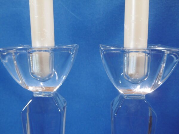 Bougeoirs en cristal "Fuseau" – Image 7