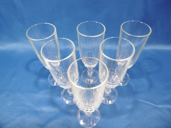 Verres, flûtes à champagne "Damiers" – Image 3