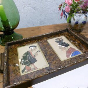 Plateau avec gouaches de Le Tanneur