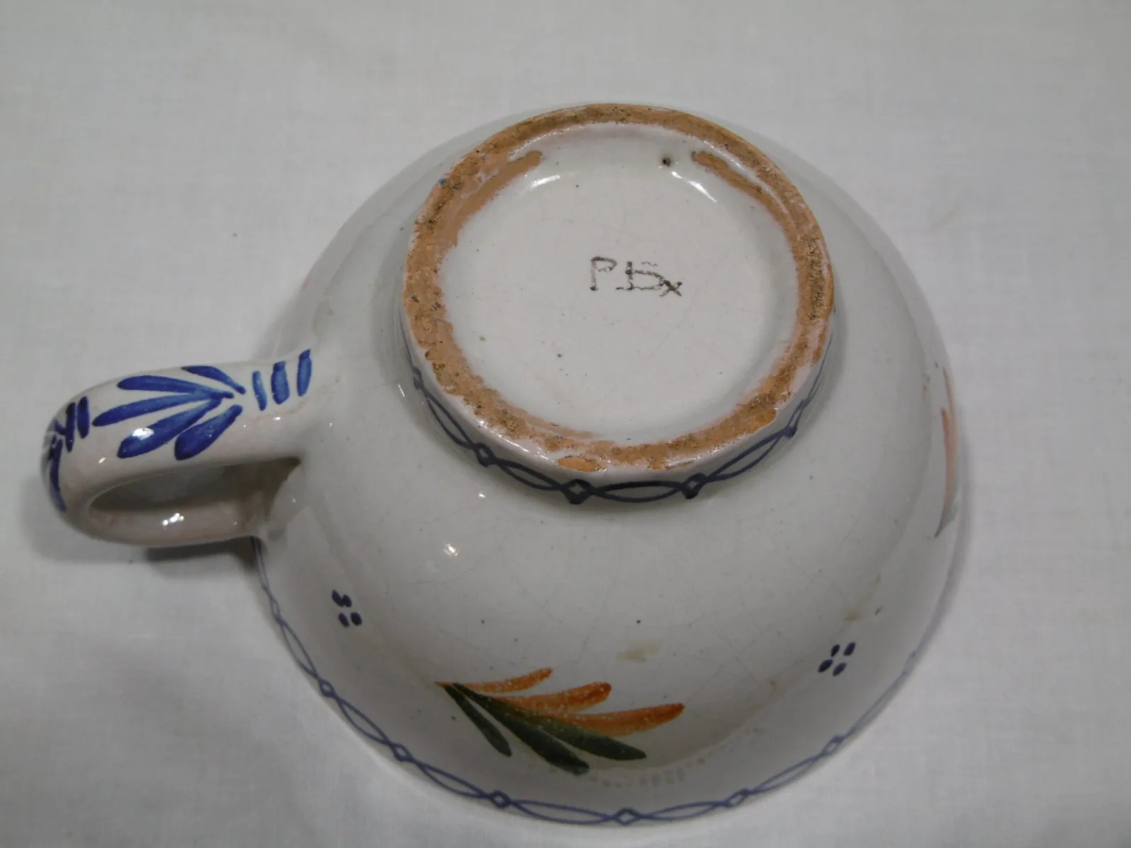 Tasse parlante "Estalles" Malicorne, style Henriot – Image 10