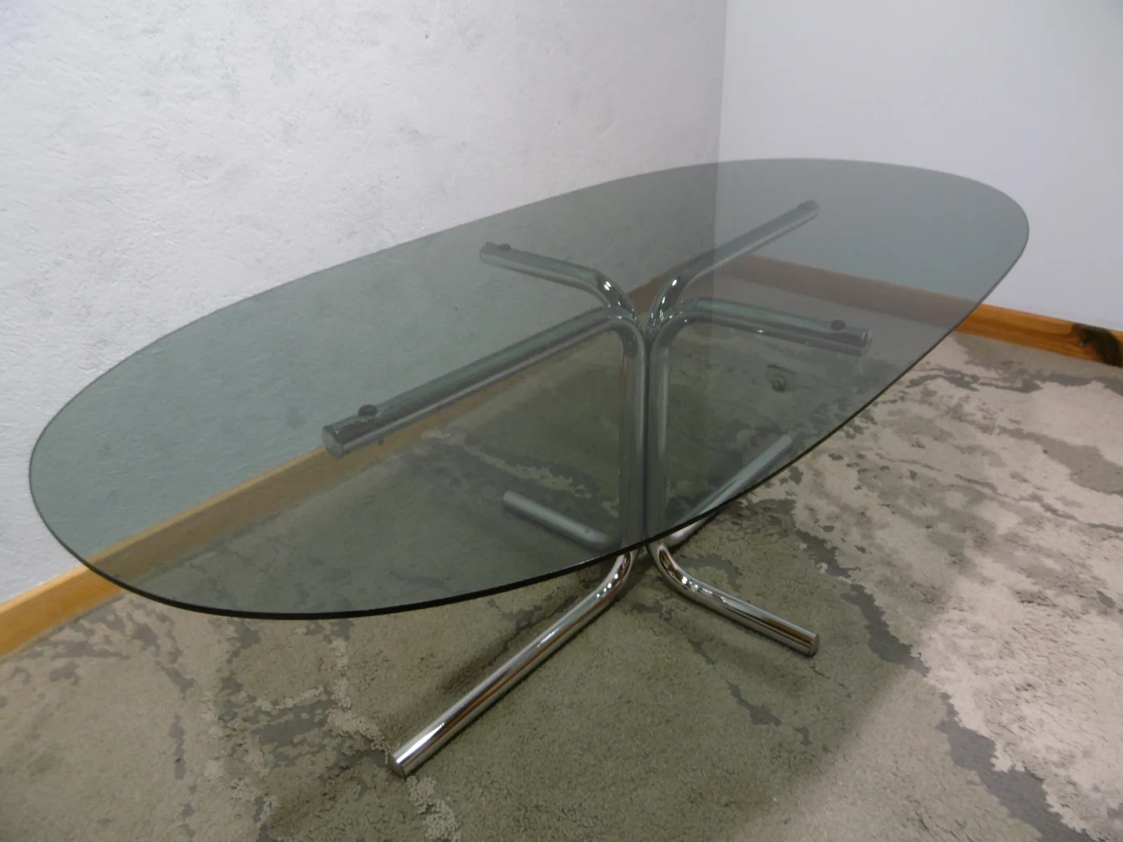 Table basse ovale Space Age – Image 3