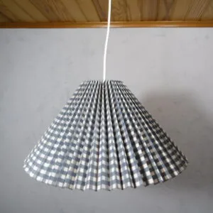 Suspension "Vichy bleu"