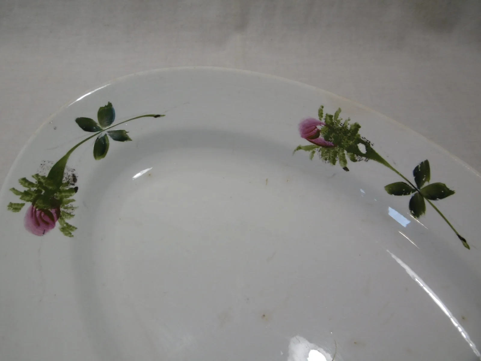 Plat ovale Moulin des Loups "Boutons de roses" – Image 5