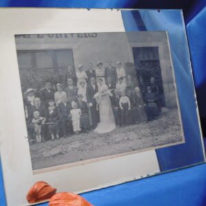 Cadre photo vintage en miroir